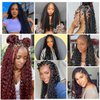 Human Braiding Hair 28 Inch Deep Wave Bulk Human Hair for Braiding No Weft 2 Bundles 100g Curly Human Hair for Boho Braids 100% Unprocessed Brazilian Virgin Hair for Human Hair Extensions