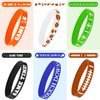 JUNEBRUSHS 42pcs Football Party Favors Silicone Bracelets Rubber Wristbands Accessories for Football Sport Themed Birthday Party Decorations Adults Stuffers Filler Gift Supplies(6 Designs)