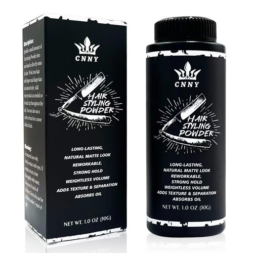 CNNY Hair Styling Powder for Men - 1oz/30g Fluffy Volumizing and Texturizing Powder for Natural Thickness and Look