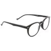 Wise Eyewear High Magnification Power Strong Reading Glasses Readers +4.00 to +6.00 (Black, 5.00)