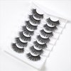 CHUN-YAN False Eyelashes Fluffy Faux Mink Lashes 8D Wispy Lashes 7 Pairs Pack Dramatic Long Thick Volume Fake Eye Lash Multipack
