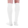 Doc Miller Open Toe Compression Socks, 15-20 mmHg, Toeless Compression Socks Women and Men for Maternity, Shin Splints & Calf Recovery, 1 Pair White Knee High Small Size