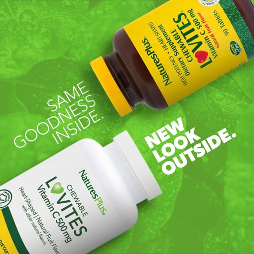 Nature's Plus - Lovites Chewable Vitamin C 500 mg, 90 count