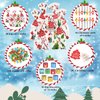Christmas Stationery Party Favor Bulk Pack with Christmas Pencil Eraser Slap Bracelets Cards Treat Bags for Kids Classroom Gift Exchange School Prizes Reward Carnival Events (Cute Style, 24 Set)