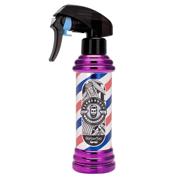 BARBERTOP Barber Spray Bottle, Barber Stylist Fine Mist Sprayer, Refillable Container & Spray Bottle for Hairdressing, Cleaning, Plants 6.76 ounce(Purple)