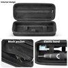 Toothbrush Travel Case Compatible with Oral-B Pro 1000, 2000, 3000, 3500, 1500/ for Philips Sonicare ProtectiveClean 4100 5100 Electric Toothbrush with Mesh Pocket for Accessories - Black (Bag Only)