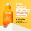 Bliss Bright Idea Vitamin C + Tri-Peptide Brightening Serum - 1 Fl Oz - Hydrating Illuminating Face Cream with Peptides - Clean - Vegan & Cruelty-Free