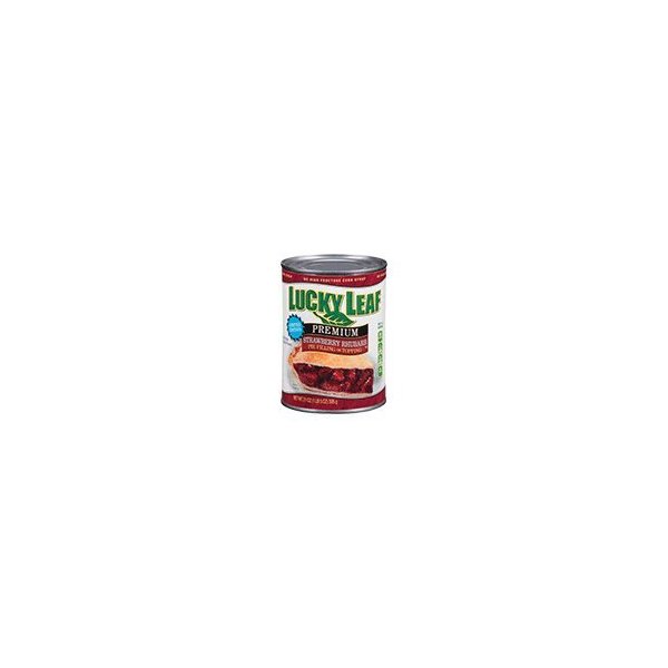 Lucky Leaf Premium Strawberry Rhubarb Pie Filling or Topping, 21 oz
