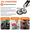 4392065 Dryer Maintenance Repair Kit by Beaquicy - Replacement for Whirlpool Ken-More Crosley Admiral Amana Dryer - Package Includes 349241t Drum Roller 341241 Belt and 691366 Idler Pulley