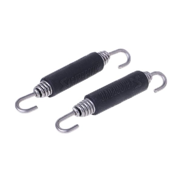 2PCS Motorcycle Modified Exhaust Spring Hooks 85mm Stainless Steel Universal