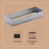 de Buyer Perforated Rectangular Tart Ring - 10” x 3.2” x 0.8” - Perfect for Baking Beautifully Crisp Tarts - Easy to Use & Clean - Made in France