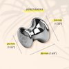 Blumenes Mushroom Gua Sha Facial Tool - Stainless Steel Mushroom-Shaped Facial Massager, Mushroom Face Massager, Lymphatic Drainage & Puffiness Relief