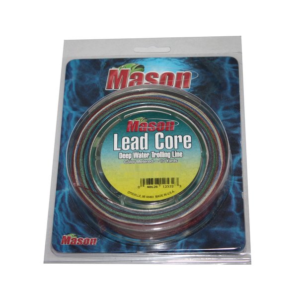 Mason Lead Core Trolling Braided Fishing Line, 18-Pound