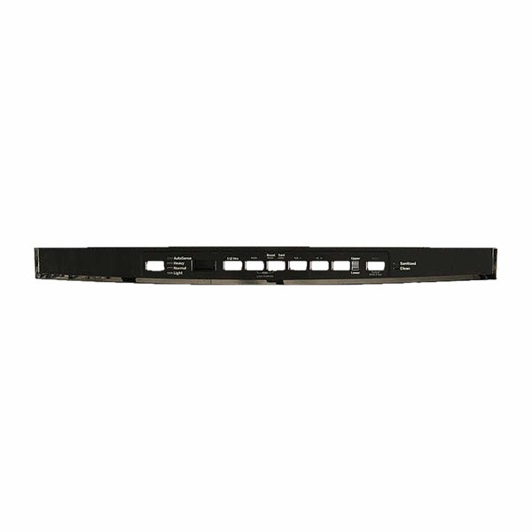GE WD34X21699 Dishwasher Interface Cover, 0.6"D x 23.68"W x 2"H, Black