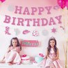 Western Cowgirl Happy Birthday Banner, Glitter Cowgirl Birthday Banner Disco Cowgirl Happy Birthday Banner Easy To Use Perfect Birthday Celebration Decorations
