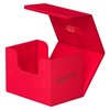 Ultimate Guard Sidewinder 80+, Deck Box for 80 Double-Sleeved TCG Cards, Red, Magnetic Closure & Microfiber Inner Lining for Secure Storage