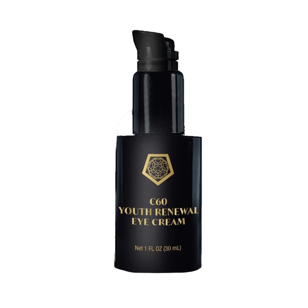 C60 Skincare - Age-Defying Antioxidant Protection - Reduce Wrinkles, Heal Skin, Non-Greasy - Face, Body, Bug Bites, Scarring - Organic Avocado Oil, 99.99% Pure (Regular, C60 Eye Cream)