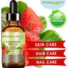 Botanical Beauty STRAWBERRY SEED OIL 100% Pure Natural Moisturizer. Cold Pressed Carrier oil. 1 Fl.oz.- 30 ml. For Face, Skin, Hair, Lip, Nails. Rich in Omega-3, Vitamin C, Vitamin E