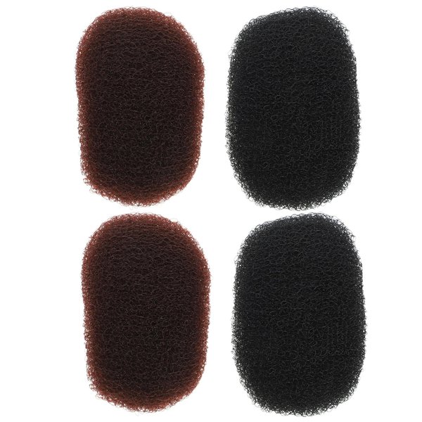 Healeved 4PCS Hair Bumps for Volume Insert Hair Base Sponge Volume Hair Bump Clip Invisible Fluffy Hair Pad Hair Sponge for Updo Hair Accessories Hair Filler for Updo