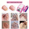 FATUXZ Electric Nail Drill Machine 20000 RPM, Acrylic Nail Tools for Thick Nails File Kit, Gel Nails Manicure Pedicure Polisher Sets for Home Salon Use