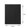 20 Sheets Colored Thick Paper Cardstock Blank for DIY Crafts Cards Making, Halloween, Invitations, Scrapbook Supplies (Black, 8.5 x 11 inches)