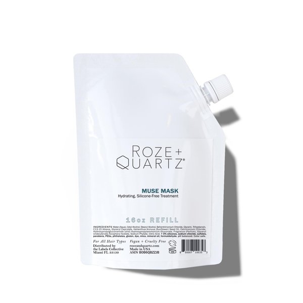 Roze + Quartz® Muse Hair Mask with Facet Fix™ plant-derived Bond Builder (16oz REFILL)