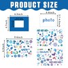 kapitomanio 30 Packs Winter Craft Kits for Kids, Holiday DIY Picture Frame Crafts for Kids Winter Party Favors Home School Classroom Game Activities