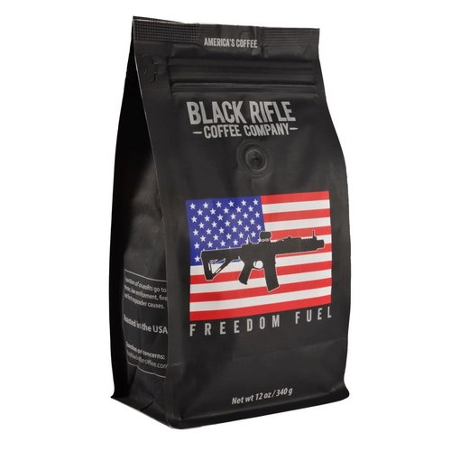 Black Rifle Coffee Company Freedom Fuel, Dark Roast Ground Coffee, 12 OZ Bag