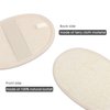 10-Pack Exfoliating Loofah Sponge Pads - Natural Luffa & Terry Cloth, Body Scrubbers for Shower & Bath