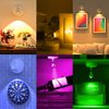 HFCDL Small Spotlight Battery Operated Accent Light with Remote, RGB LED Wireless Little Spot Light Rotatable with Dimmer & Timer for Artwork Painting