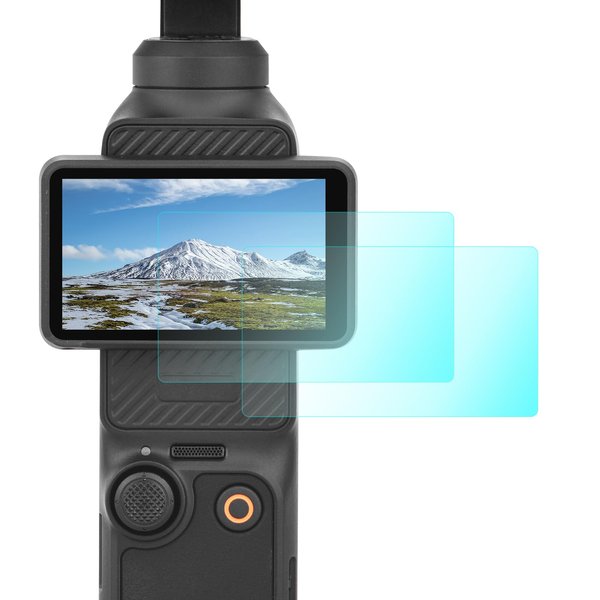 BRDRC Screen Protector Film for DJI OSMO Pocket 3, Led Transparent Film Screen for DJI Pocket 3 Accessories - 9H Hardness, Touch Sensitive, Full Screen Protection