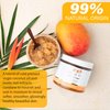 Pure Fiji Coconut Sugar Body Scrub - Body Exfoliator Scrub Natural Origin for Smooths and Softens Skin - Organic Exfoliating Sugar Scrub for Body, Mango, 15.5 Oz