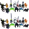 Mini Safari Jungle Rain forest Animals Play Set, Assorted Creatures, 28 ct (2 sets of 14)- Kids Miniature Party Favors, Bag Stuffer, Pinata Filler, Gift, Prize, Educational Counting & Sensory Toys