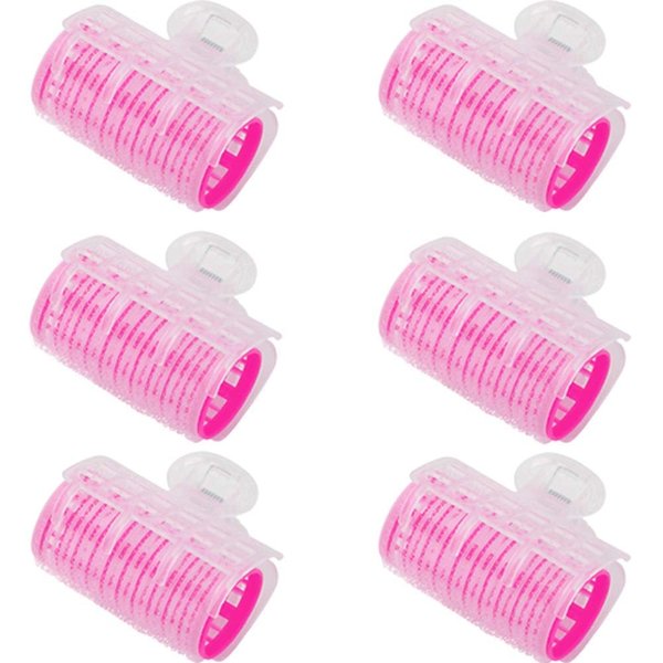 6pcs Plastic Hair Curlers Rollers Self-grip Hair Clip Curler Bangs Hair Sticky Cling DIY Hair Styling Accessories Tools