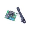 LM YN DC 12V Digital Thermostat Module -58℉ to 257℉ Fahrenheit Temp Display Temperature Controller Board with 20A Relay Waterproof Sensor Probe Dual LED Display Red Blue