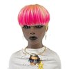 FCHW-wig Short Pink Ombre Hair Wigs For Women Short Pixie Cuts Wigs For Black Women Short Straight Ladies Wigs Synthetic Short Wigs For Women African American Women Wigs (SW21111)