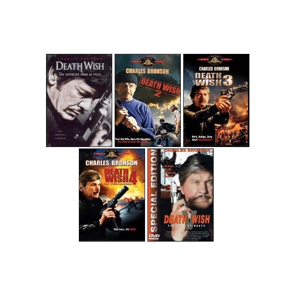 Death Wish 1 / 2 / 3 / 4 / 5 Collection (5 Pack)