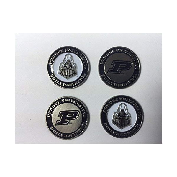 Purdue Boilermakers Golf Ball Markers 4-Pack