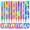 Fidget Toys Pop Fidgets Its Party Favors for Kids 4-8,12 Pcs Fidget Pop Bracelet for Children Toddler Toys Stress Pop Bubble It Sensory Toys for Kids Boys Girls Classroom Prizes Toys
