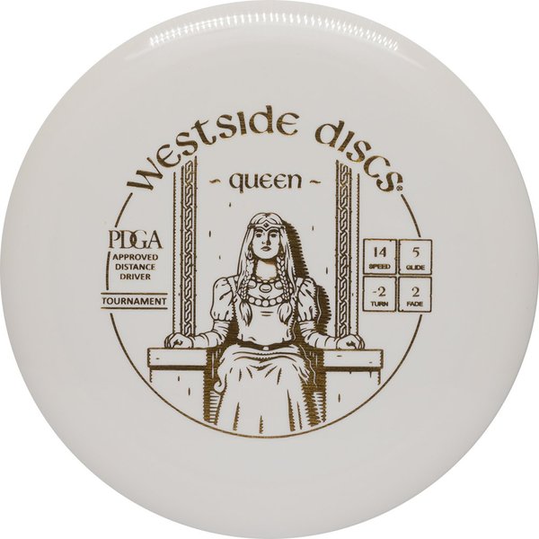 Westside Discs Tournament Queen Distance Driver Golf Disc [Colors May Vary] - 173-176g