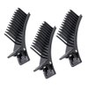 KALLORY 3pcs Hair Sectioning Clips, Professional Hair Alligator Clips Hair Parting Duck Bill Clips Hair Styling Tool