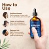 Nexon Botanics Tea Tree Rosemary Oil For Hair Growth 4 fl oz - Hair Oil for Bonding - With Frankincense, Avocado & Castor Oil - For Dry Scalp & Hair Care