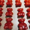 Palksky 20 Cavity Large Gummy Bear Mold/Big Bear Crayon Mold for Brownie Muffin Chocolate Ganache Jelly Pralines Caramels Candy Soap Bar Bath Bomb Mould