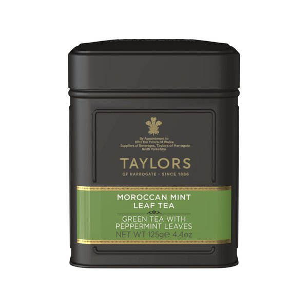 Taylors of Harrogate Moroccan Mint Green Tea Loose Leaf, 4.41 Ounce Tin