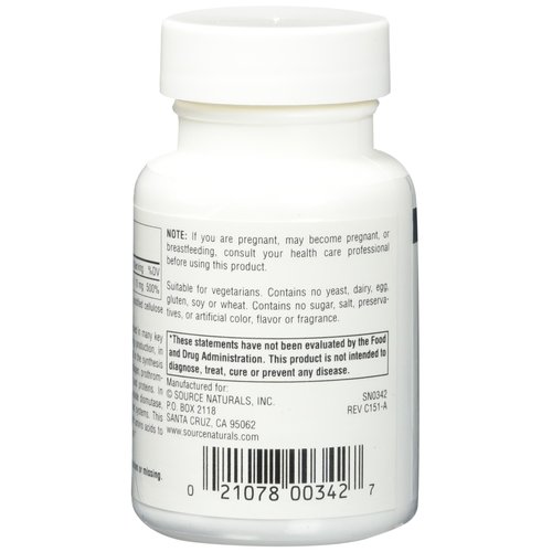 Source Naturals Manganese 10 mg Amino Acid Chelate,100 Tablets (Pack of 2)