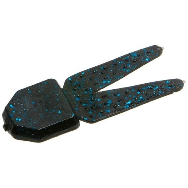 Zoom Bait Big Salty Chunk Soft Plastic Baits-Pack of 5 (Black Blue, 3.5-Inch)