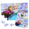 Puzzles for Kids Ages 4-8,Kids Puzzles in a Metal Box,Winter Princess Snowman Puzzles,Kids Boys Girls Learning Educational Puzzles Packed in Tin Box,60 Pieces