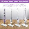 wagfall Replacement Steam Mop Pads for Shark Steam Mop Pads Compatible with S3500 Series S3501 S3601 S3550 S3901 S3801 SE450 S3801CO S3601D Steam Pocket Mop (6-Pack)