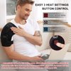 Heated Shoulder Brace Wrap with Battery,Portable Electric Wireless Heating Pad with Hot Cold Therapy for Left Right Shoulder,Cordless Shoulder Heating Pad for Men Women
