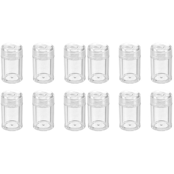 FOMIYES 12 Pcs Loose Powder Bottle Powder for Women Concealer Powder Sifter Jar Loose Powder Container Powder Bottles Empty Powder Dispenser Mini Containers Travel Plastic Makeup Cosmetic